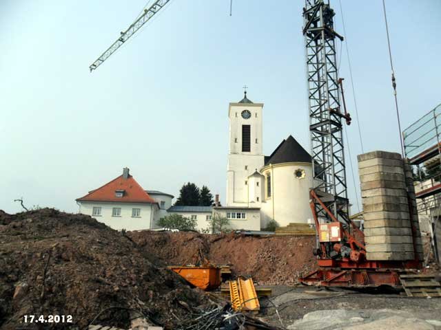 KITA-Baustelle am 17.04.2012